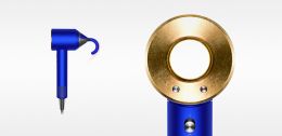 Dyson Supersonic HD07 asciuga capelli 1600 W Blu, Oro