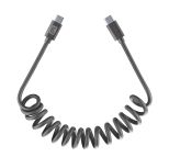 Cellularline USB-C Spiral Cable Cavo spiralato estendibile fino a 120 cm