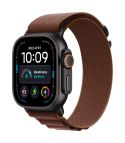 Apple Watch Ultra 4 GPS + Cellular, Cassa 49 mm in titanio nero con Alpine Loop borgogna - M