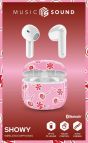Music Sound Showy Auricolari Bluetooth TWS a capsula senza fili con custodia di ricarica in vari modelli e colori
