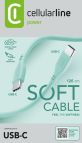 Cellularline Soft cable 120 cm - USB-C to USB-C