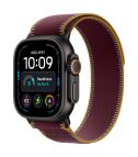 Apple Watch Ultra 4 GPS + Cellular, Cassa 49 mm in titanio nero con Trail Loop borgogna - M/L
