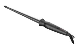 GA.MA Ferro Conico Salon CUrl, Per Onde Larghe e Voluminose, Morbidi Bocci, Splendide Beach Waves e Ricci Stretti, Circonferenza Tubo di 20mm e e 10 mm all'estremità per massima facilità nella fase di styling, Tubo Extra lungo di 170 mm, Tubo in Titanio S