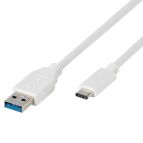 Vivanco 45273 cavo USB USB 3.2 Gen 1 (3.1 Gen 1) 1 m USB C USB A 5 Gbit/s Bianco