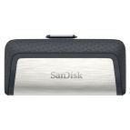 SanDisk 173338 unità flash USB 64 GB USB Type-A / USB Type-C Nero, Argento