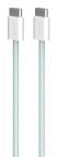 PURO PUCCCFABK415MTLBLUE cavo USB USB 2.0 1,5 m USB C 0,48 Gbit/s 60 W Blu