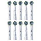 Oral-B Testina Di Ricambio PRO Cross Action Bianca, Confezione Da 10 Testine
