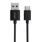 Phonix USB to USB Type-C Cavo Dati e/o Ricarica, Lunghezza 100cm - Nero