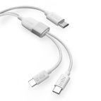 SBS TECABLETCC2IN1 cavo USB 1,5 m USB C 60 W Bianco