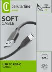 Cellularline Soft cable 120 cm - USB-C