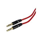 nuovaVideosuono 2/14 cavo audio 0,7 m 3.5mm Nero, Rosso