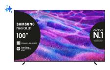 Samsung Neo QLED AI TV 100" QE100QN80FUXZT 4K Mini LED, Processore NQ4 AI Gen2, 4K AI Upscaling, Motion Xcelerator 144Hz, Neo Quantum HDR, Dolby Atmos & OTS Lite, Simple Chamfer Design, Vision AI Smart TV, 2025