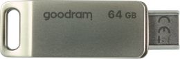 Goodram ODA3 unità flash USB 64 GB USB Type-A / USB Type-C 3.2 Gen 1 (3.1 Gen 1) Argento