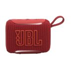 JBL GO 5 Speaker Bluetooth ultra‑portatile con potente Pro Sound e bassi incisivi, pairing AirTouch, design impermeabile, 10 ore di autonomia, Rosso