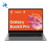 Samsung Galaxy Book5 Pro Intel Core Ultra 7 256V Computer portatile 35,6 cm (14") Touch screen WQXGA+ 16 GB LPDDR5x-SDRAM 512 GB SSD Wi-Fi 7 (802.11be) Windows 11 Home Grigio