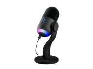 Logitech G Yeti GX Dynamic Microfono a condensatore RGB per gaming con LIGHTSYNC, microfono USB per streaming, supercardioide, Plug and Play USB per PC/Mac - Nero