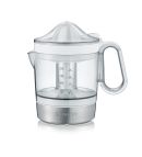 Severin CP 3535 spremiagrumi Spremiagrumi manuale 40 W Acciaio inox, Bianco