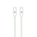 Celly USBCUSBCCOTTGN cavo USB 1,5 m USB C 60 W Verde, Bianco