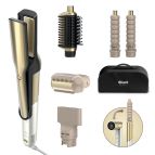 Shark Glam Styler e Asciugacapelli Set 5-in-1. Sistema multi-styler che combina tecnologia ad aria e ceramica per asciugare, lisciare, modellare e definire con un unico dispositivo. HD6051SEU