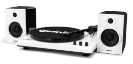 Gemini TT-900BW Giradischi con trasmissione a cinghia Nero, Bianco