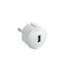 bticino Kit - Adattatore Spina Standard Tedesca Presa Usb 1,5A Bianco, colore Bianco