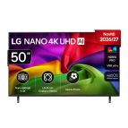 LG NANO 4K UHD AI 50'' Serie NU80 50NU800B6LC, 4K, AI Chatbot