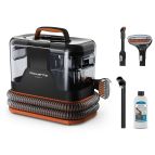 Rowenta Clean It , Lavatappeti, Lava Tappezzeria per Tappeti, Divani, Auto con Testine Intercambiabili, Doppio Serbatoio Acqua Pulita/Sporca, Sistema di Auto Pulizia, 400 W, IN5011