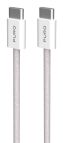 PURO PUCCCFABK415MTBEG cavo USB USB 2.0 1,5 m USB C 60 W Beige, Bianco