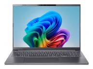 Acer ASPIRE 16 AI A16-11M-X8E6 Copilot+ PC Snapdragon X1-26-100 Computer portatile 40,6 cm (16") WUXGA 16 GB LPDDR5x-SDRAM 512 GB SSD Wi-Fi 7 (802.11be) Windows 11 Home Italiano Grigio