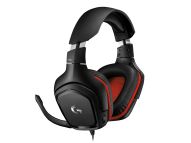 Logitech G 981-000757 cuffia e auricolare Cablato A Padiglione Gaming Nero, Rosso