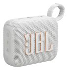 JBL Go 4, Sistema audio portatile waterproof e dustproof, Bianco