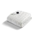 Imetec Scaldasonno Adapto singolo 150 x 80 cm, Basso consumo, Tecnologia brevettata, Riscaldamento rapido, Temperatura personalizzata, Cotone con trattamento antibatterico, Comando con 6 temperature