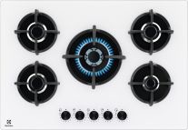Electrolux Piano Gas Comandi Frontali 75 Cm EGG75372W