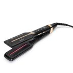 Bellissima Imetec Absolute, Piastra per capelli professionale con piastre 4XL, Infrarossi e tecnologia a ioni, Controllo del calore, Rivestimento in ceramica e cheratina, 4 Temperature, Beauty bag