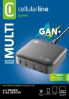 Cellularline MULTIPOWER MAGNUS 100W Caricabatterie da rete 4 porte GaN 100W
