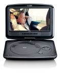 Lenco DVP-9463BK lettore DVD/Blu-Ray portatile Lettore DVD portatile Da tavolo 22,9 cm (9") 800 x 480 Pixel Nero