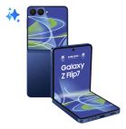 Samsung Galaxy Z Flip7 Smartphone AI, RAM 12GB, 512GB, Display 4,1" Super AMOLED/6,9" Dynamic AMOLED 2X, Fotocamera 50MP, Blue Shadow