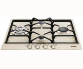 Smeg SR764PO piano cottura Crema Da incasso Gas 4 Fornello(i)