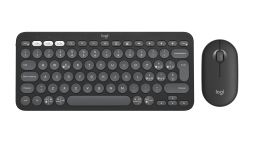 Logitech 920-012221 tastiera Mouse incluso Universale RF senza fili + Bluetooth QWERTY Italiano Grafite