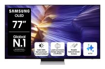 Samsung OLED AI TV 77" QE77S90FAEXZT 4K, Processore NQ4 AI Gen3, 4K AI Upscaling Pro, Schermo antiriflesso, OLED HDR, Dolby Atmos & OTS Lite, Laser Slim Design, Vision AI Smart TV, 2025