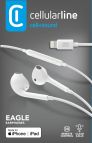 Cellularline EAGLE Auricolare a filo compatibile con iPhone dotato di ingresso Lightning MFI