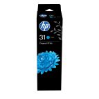 HP Flacone di inchiostro ciano originale 31 da 70 ml