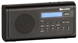Roadstar TRA-300D+/BK radio Portatile Analogico e digitale Nero