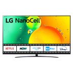 LG NanoCell 75'' Serie NANO76 75NANO766QA 4K Smart TV NOVITÀ 2022