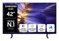 Samsung S90F OLED AI TV 42" QE42S90FAEXZT 4K, Processore NQ4 AI Gen3, 4K AI Upscaling Pro, Schermo antiriflesso, OLED HDR, Dolby Atmos & OTS Lite, Laser Slim Design, Vision AI Smart TV, 2025