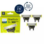 Philips Norelco OneBlade OneBlade QP430/50 Lama di ricambio 360