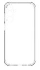 Samsung GP-FPA576AEDTY custodia per cellulare 17 cm (6.7") Cover Trasparente
