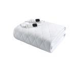 Imetec Scaldasonno Adapto maxi coprimaterasso matrimoniale 195x165 cm, Basso consumo, Riscaldamento rapido, Temperatura personalizzata, Tessuto anallergico trapuntato, Doppio comando, 6 temperature