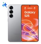 Samsung Galaxy S25 Smartphone AI, Display 6.2'' FHD+ Dynamic AMOLED 2X, Fotocamera 50MP, RAM 12GB, 128GB, 4.000 mAh, Silver shadow