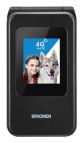 Brondi 10281080 cellulare 7,11 cm (2.8") Nero, Metallico Telefono cellulare basico